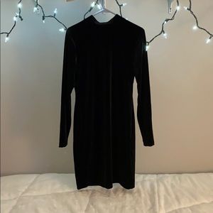 H&M bodycon suede mini dress